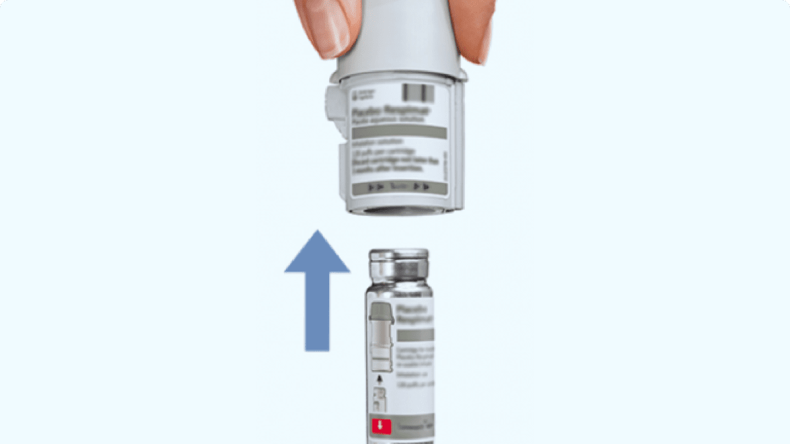 Instructions to replace the cartridge