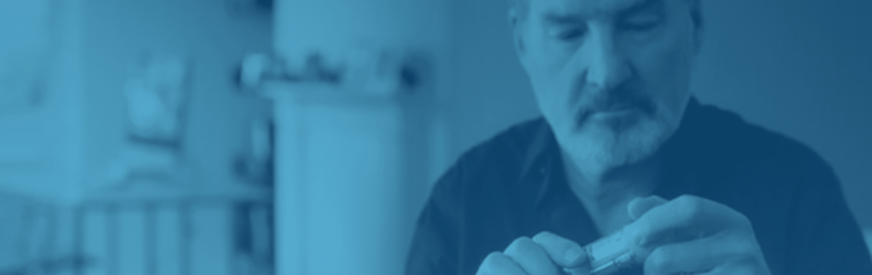 Patient using Respimat inhaler