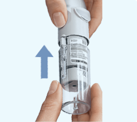 Removing Respimat inhaler cartridge